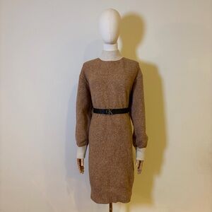 🏷️ UNIQLO x JW Anderson Beige Knit Sweater Dress (M)